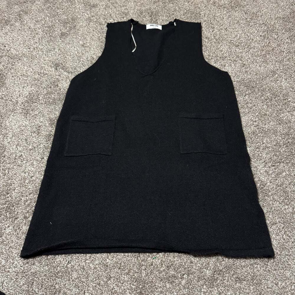 Black Sweater Shirt Dress